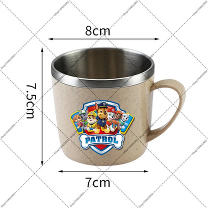 Paw Patrol Portable Stainless Steel Coffee Mug Chase Skye Cartoon Anime Pattern Printed Water Cup Household Couples Milk Cups