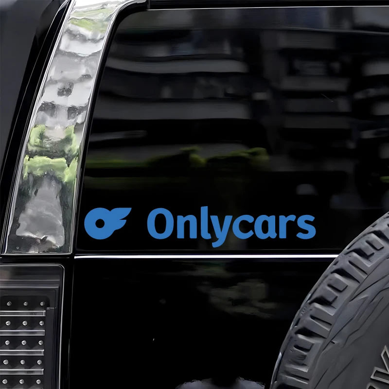 'Only Cars' Funny Decal, Creative & Fashion Decal With High Quality For Your Love Cars! Good Car Exterior Decoration!