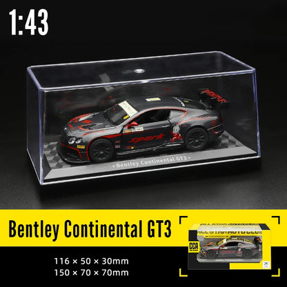 CCA MSZ 1:36~1:47 Lamborghini Aventador SVJ 63 Maserati Land Rover Guard BMW Benz Car Model With Helmet Acrylic Box Alloy Car