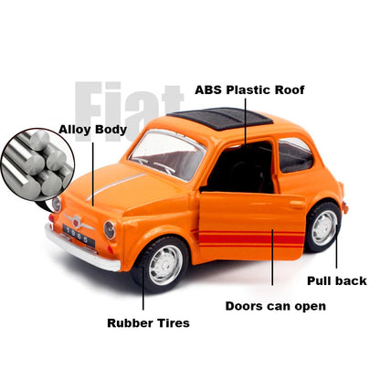 1:43 Alloy Vintage Diecast Car Model Classic Pull Back Car Model Miniature Vehicle Replica For Collection Gift For Kids Adults