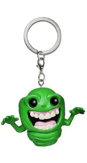 Funko Pop MOVIES Ghostbusters Stay Puft Marshmallow Man Slimer Keychain Toy 4CM PVC Vinyl Figures Pocket Pop Key Chain Toys
