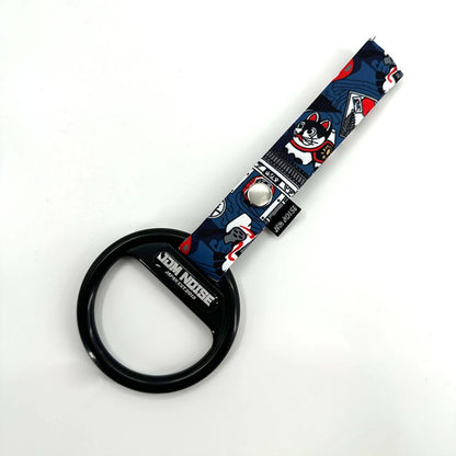 Japan Style Jdm Car Tsurikawa Lucky Cat Dragon Pattern Decorative Trailer Strap Universal Towing Accessory for Trailers