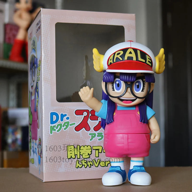 Dr. Slump Anime Figure Arale New Year Birthday Gift Collectible Animation Cartoon Pvc Material Model Toy Home Decoration