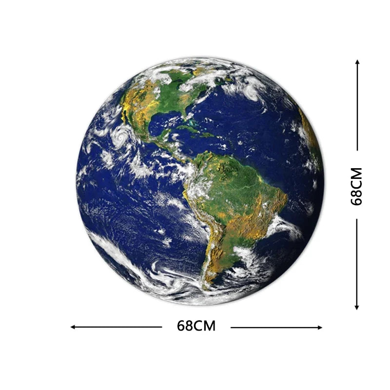 Diameter 68cm Round Puzzle 1000 Pieces Jigsaw Puzzles The Earth Famous Paintings Series Learning Education Craft Toys Gifts