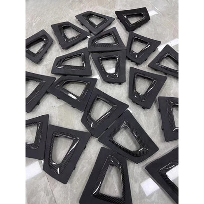 Real Carbon F30 F80 F31 Set Interior Door Pull Handle Outer Cover Trim For BMW 3 4 Series M3 M4 F32 F33 F34 F35 F36 Shift Base