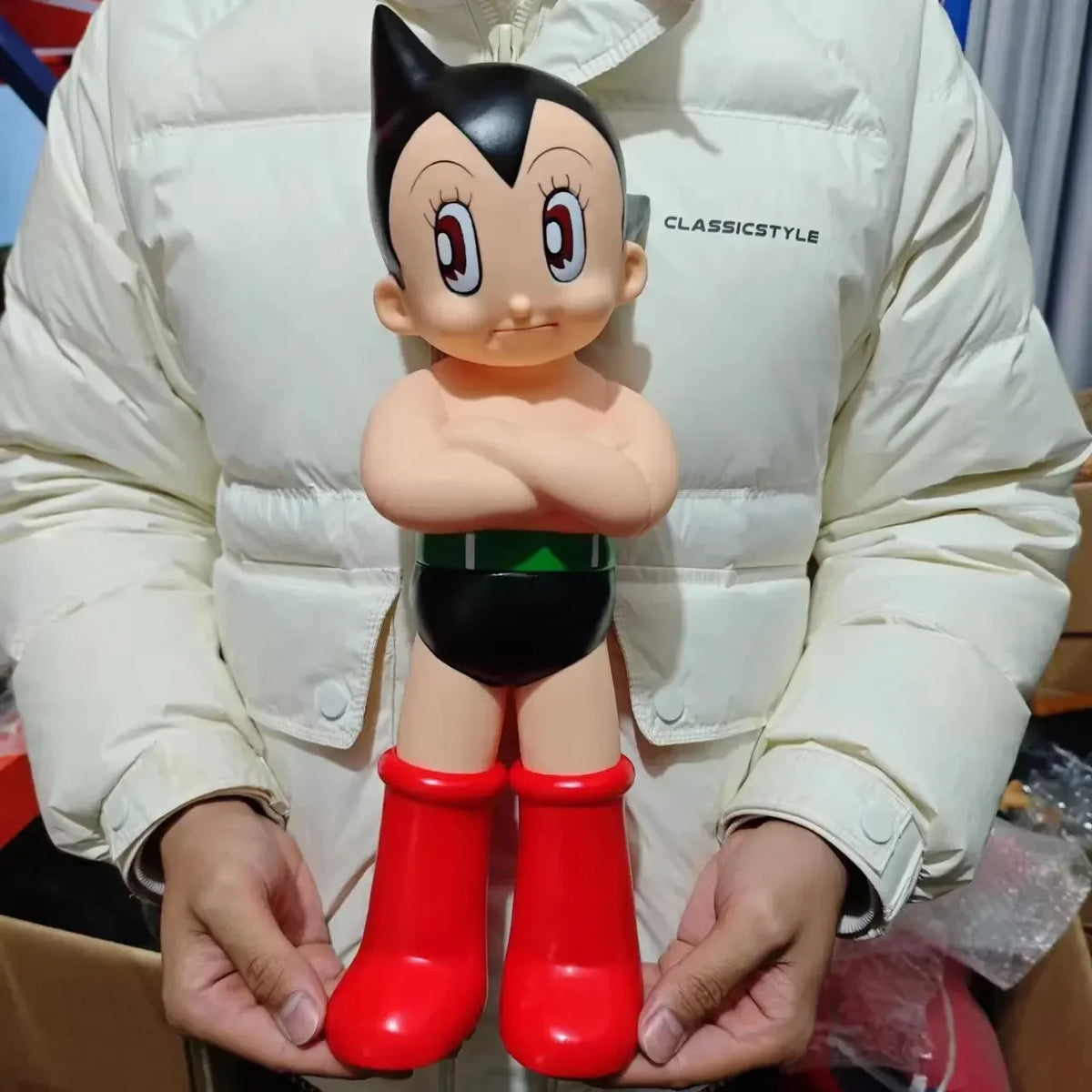 40CM Large AstroBoy Mighty Atom Tetsuwan Atom Anime Action Figure PVC Movable Statue Model Toy Collection Gift