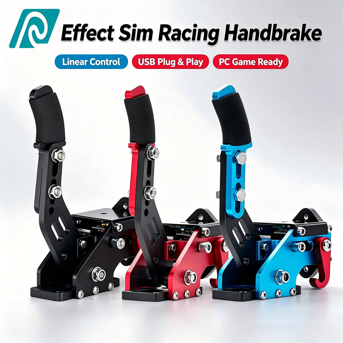 Hall Effect Sim Racing Handbrake Linear USB PC Drift Brake for ETS2 Assetto Corsa Compatible with SimRuito Paddock
