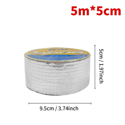 Self-adhesive Butyl Sealing Tapes Waterproof High Temperature Resistance Aluminum Thicken Butyl Tape for Home Car Accessories