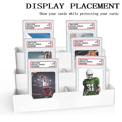 35/55/75/100PT Trading Cards Slab Label Grade Baseball Star Card Sleeves Protector Acrylic Hard Plastic Game Grade PTCG Gift Toy