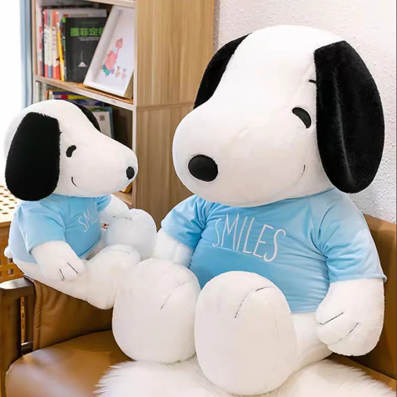 2025 New 35cm Cartoon Cute Snoopy Plush Toy Pillow Sofa Back Plush Doll Gifts For Children birthday gift