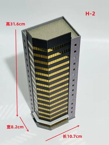1/350/150 Diorama Outland City Modern Commercial Building Model Street Office Home Scene Model Toys