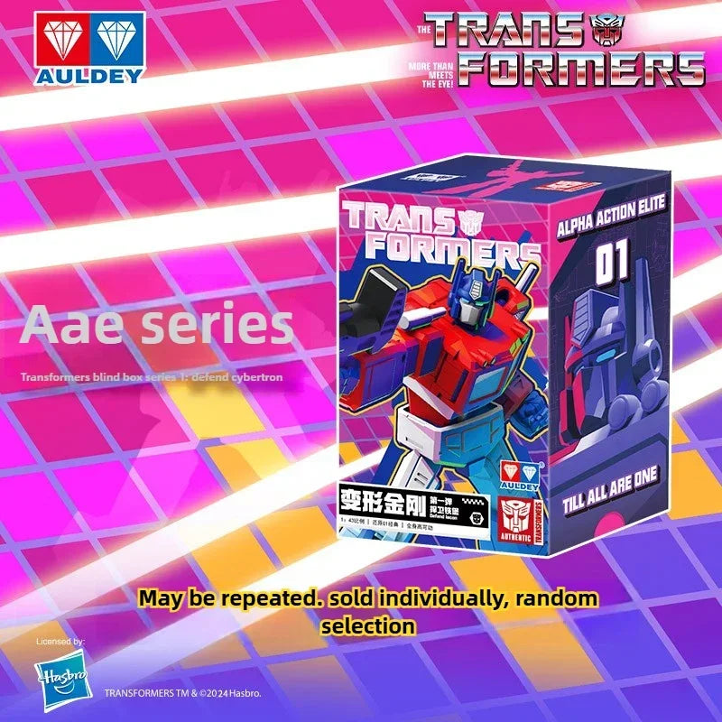 AULDEY Transformers Action Figure Collectible Toy Optimus Prime Megatron Blind Box Set with Movable Joints Design Model Gift Set