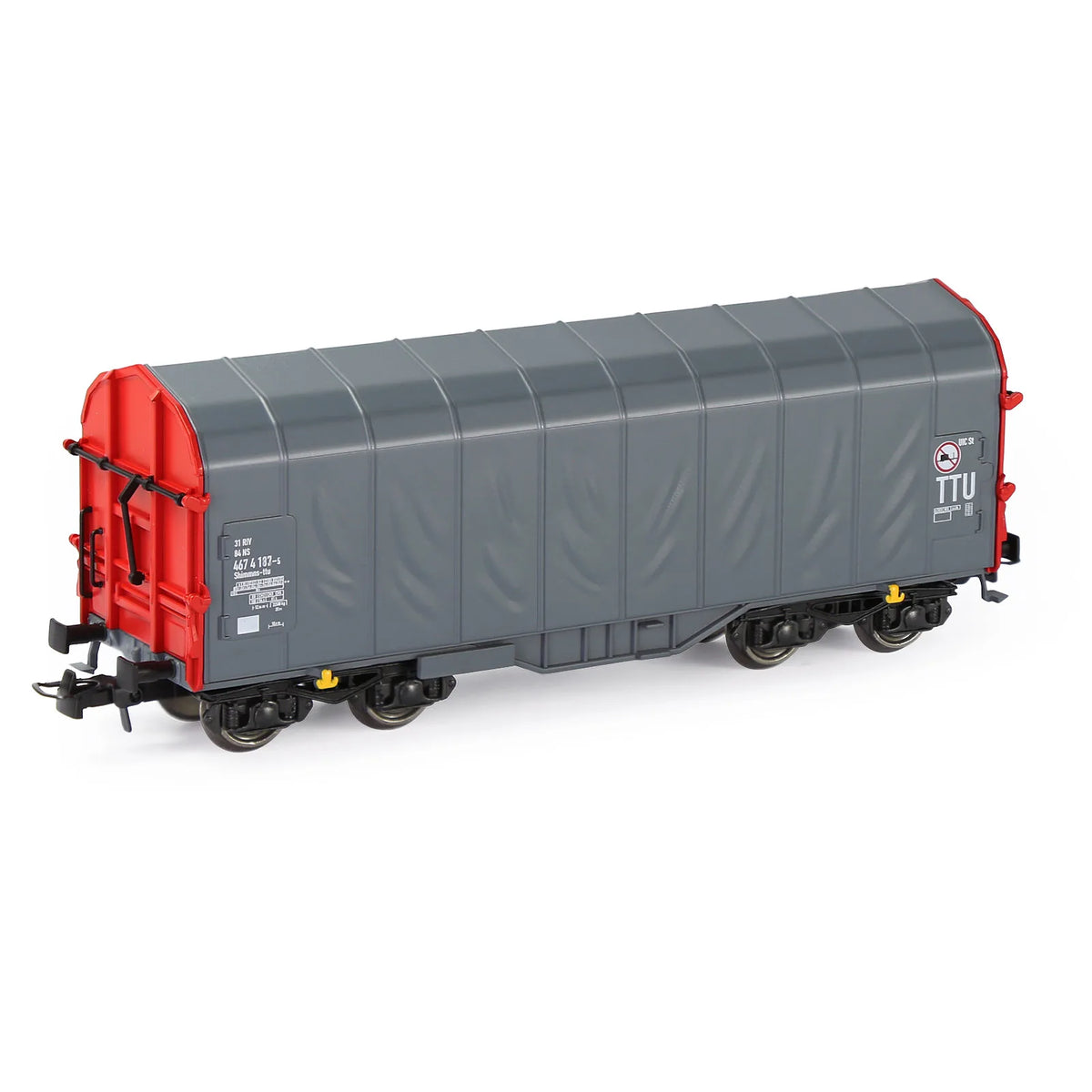 C8762 Evemodel Model Trains HO Scale 1:87 Covered Coil Wagon Freight Car