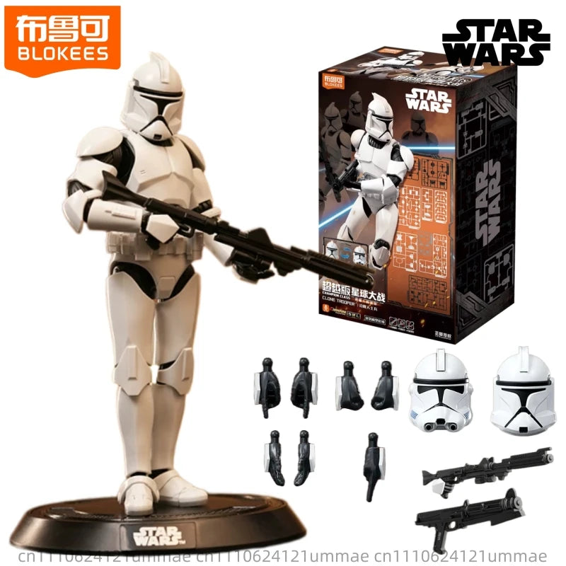 BLOKEES Star Wars Building Block Man Beyond Anakin Skywalker CLONE TROOPER Splicing Model Ornament Toy Collection Gift