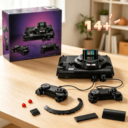 In Stock Retro Game Drive Console Model Building Blocks Classic Game Machine DIY Assembled Toys Birthday Christmas Gifts
