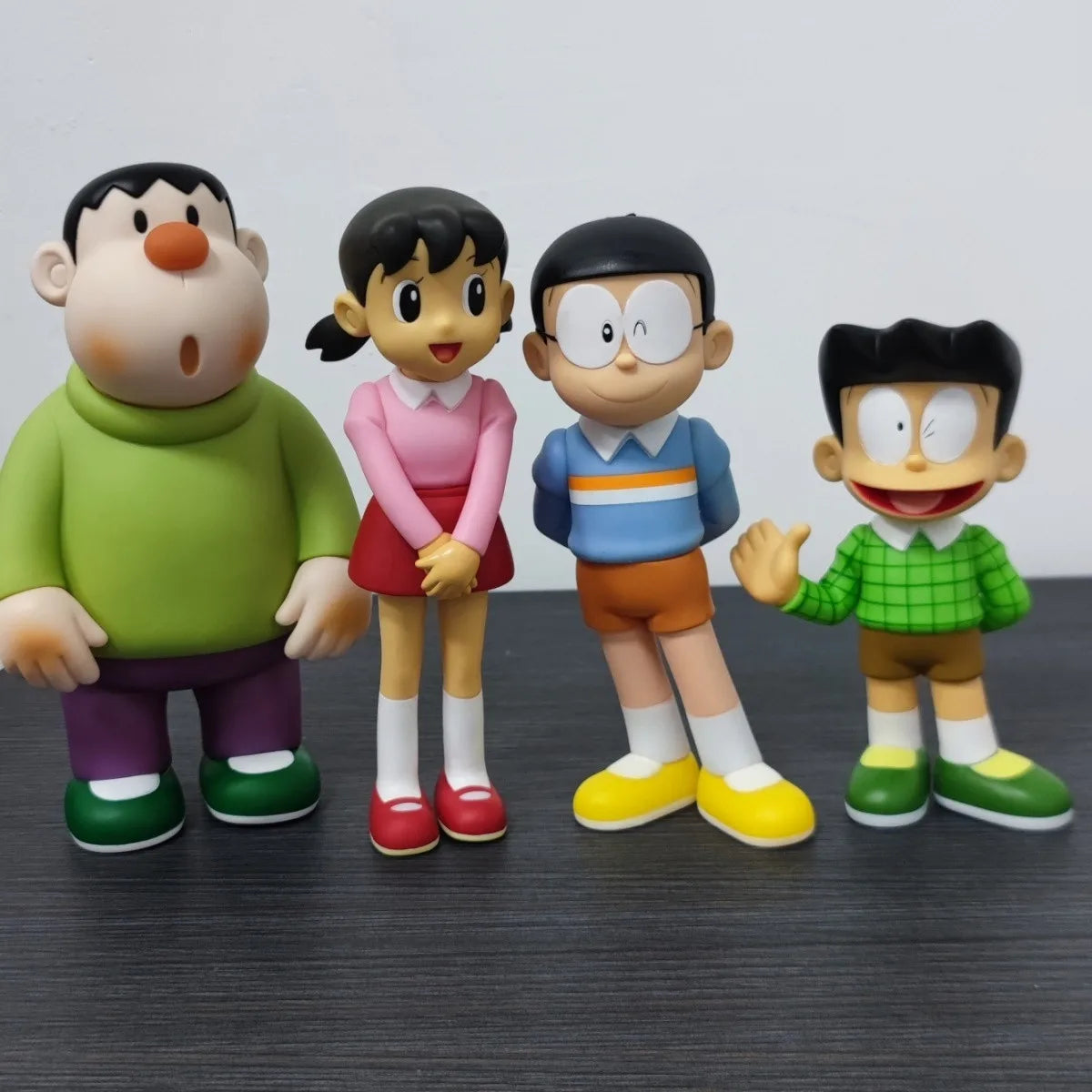 22cm Doraemon Creative Fat Tiger Head Car Rearview Automobile Trunk Decor Toy Figure Collectible Item For Vehicle Accessories