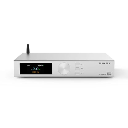 SMSL D400EX Hi-Res Audio Decoder 2x AK4499EX DAC Chip XU316 MQA USB DAC Optical Coaxial I²S Bluetooth Input With Remote Control