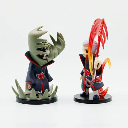 Naruto Akatsuki Organization 6Pcs Figure Set Anime Character Model Toys Bag Packed Desktop Collectible Ornament Gift