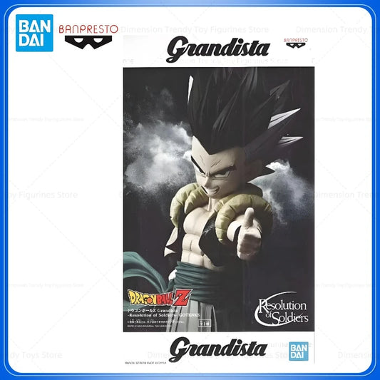 In Stock Bandai Original Banpresto Grandista Anime Dragon Ball Z Resolution Gotenks Action Figures Model Collection Toys Gift DT