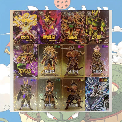 Anime Dragon Ball XR SAR SGK DSP HCR JR Cards Son Goku Piccolo Broli Burdock Android 18 Bulma Tien Shinhan Collectible Cards