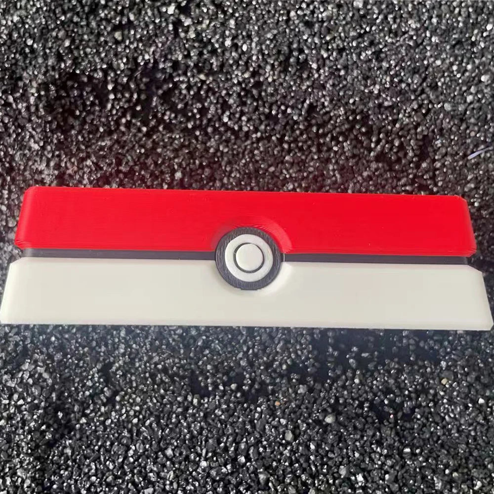 Red White Cartoon Themed Card Brick Display Stand TCG Trading Card Holder Collectible Game Card Showcase Stand Child Gift