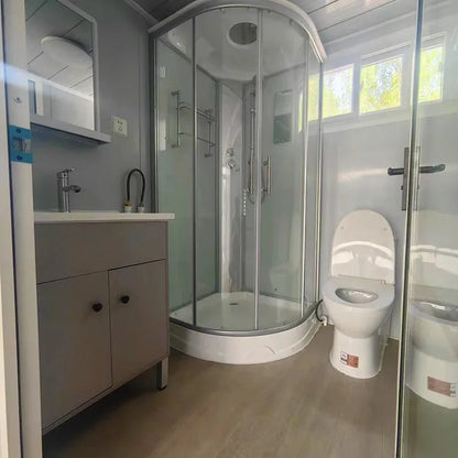 Customized Prefabricated Foldable Container Home: Weatherproof & Wind-Resistant Design Construction Site Foldable Dormitory