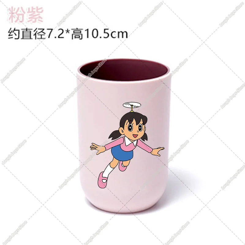 new Doraemons Home Water Cups Cartoon Anime Mouthwash Cup Fashion Large Capacity Toothbrush Cups Breakfast Cup school office Mug