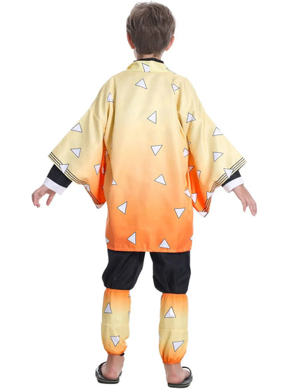 Halloween Costume de Cosplay Animer Agatsuma Zenitsu, dessin animéZenitsu