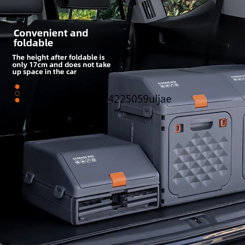 Bevel Car Trunk Storage Box Outdoor Camping Box Foldable Storage Box Camping Finishing Box