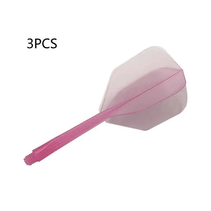 3PCS 2BA Tooth Dart Wing Set Transparent Dart Tail One-Piece Durable Fall Resistance Blade Darts Plastic
