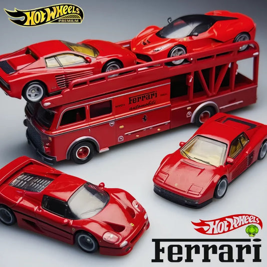 New Hot Wheels Car Culture Modern Classics 1987 Ferrari Testarossa Scale Alloy 1:64 Car Model Collection Toy Boy's Birthday Gift