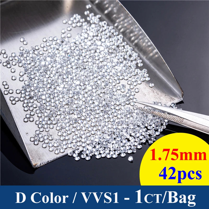 DJMAX New Premium D Color VVS1 Moissanite Loose Stone Full Size Factory Wholesale Fine Jewelry Certified Moissanite Diamonds