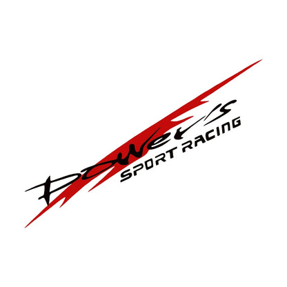 G083 30X5.5CM Racing Development Car Sticker Stylish Power's Racing Development Sports Sticker Car Reflective Waterproof Decal