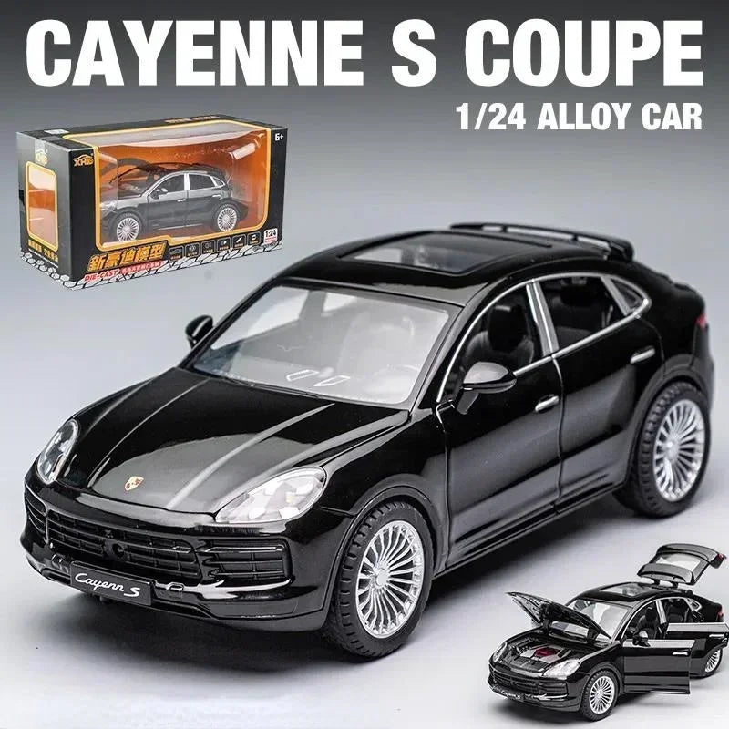 1:24 Cayenne S Coupe SUV Alloy Scale Model Car Diecast Metal car Simulated collectibles Children's Birthday Toy Gift