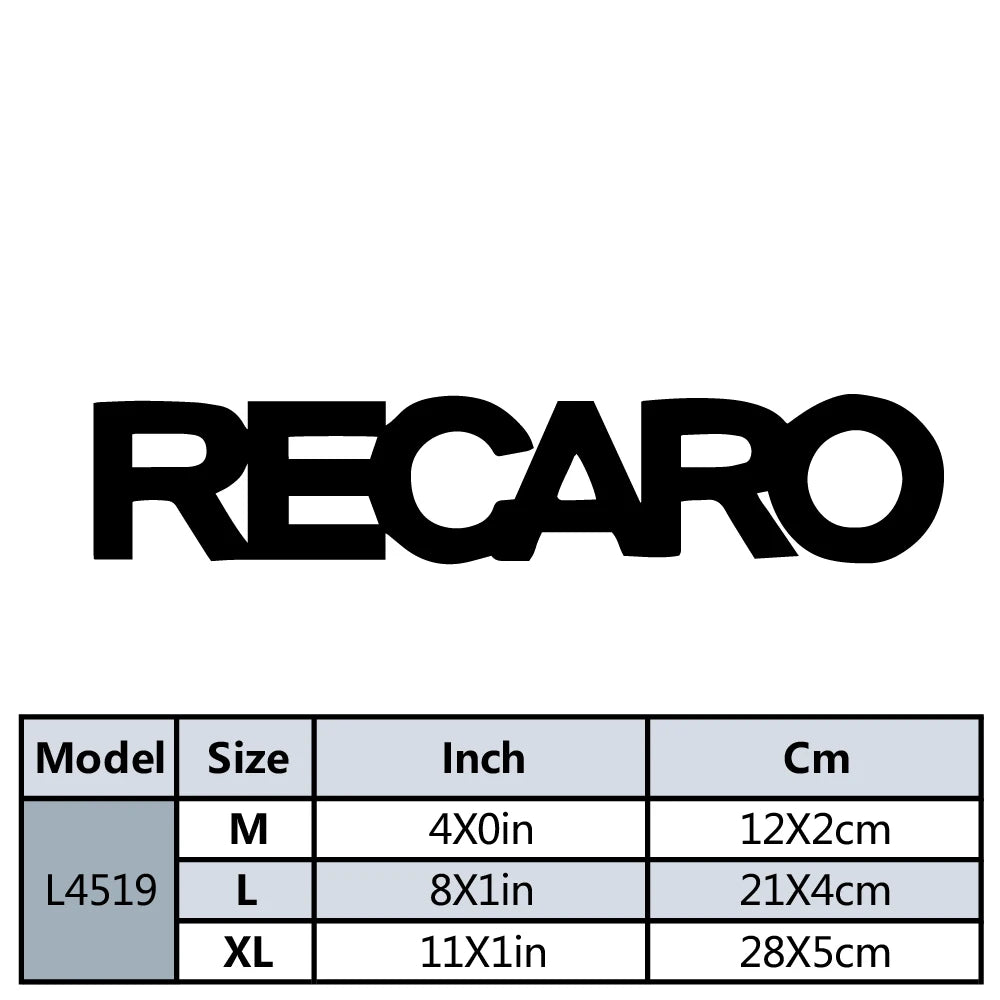 1PC Recaro Funny Crazy Cat Waterproof Vinyl Decal Sticker, Universal Car‑Styling for Auto Multi‑surface Vehicle Decor