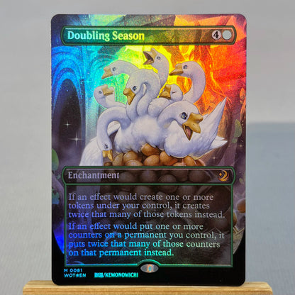 DMU 2XM MH2 BIG WOT LCI FOIL9/001 Tcg Proxy Cards Urza's Saga Rhystic Study Sheoldred, The Apocalypse