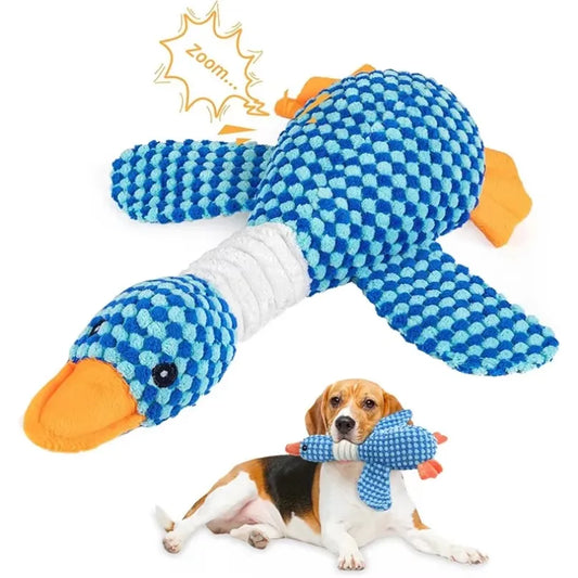 1Pcs Dog Toys Plush Toy Wild Goose Chewing Toy For Small Medium Large Dogs Cats Teeth Cleaning Toys Pet Squeak Toy for Puppy