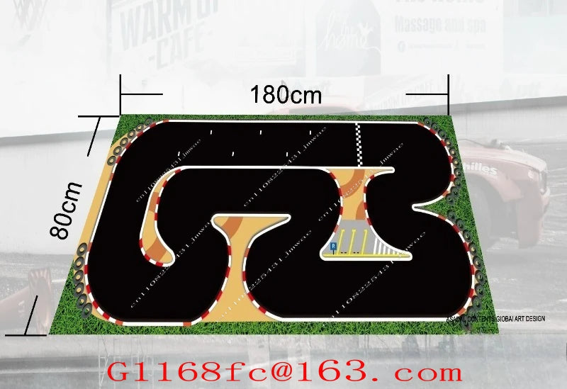 Drift Track Map Professional Simulation NEZ 1/64 1/76 Track