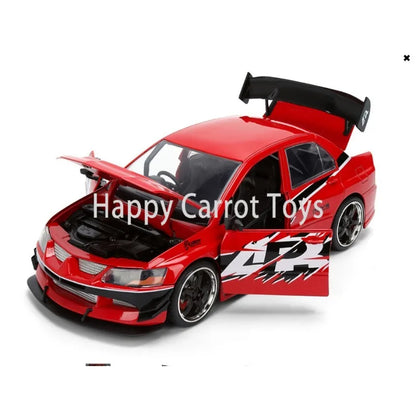 Original Jada 1:24 Fast & Furious 25th Anniversary Edition Diecast Car Model Exquisite Interior Details Metal Vehicle Gifts Toys