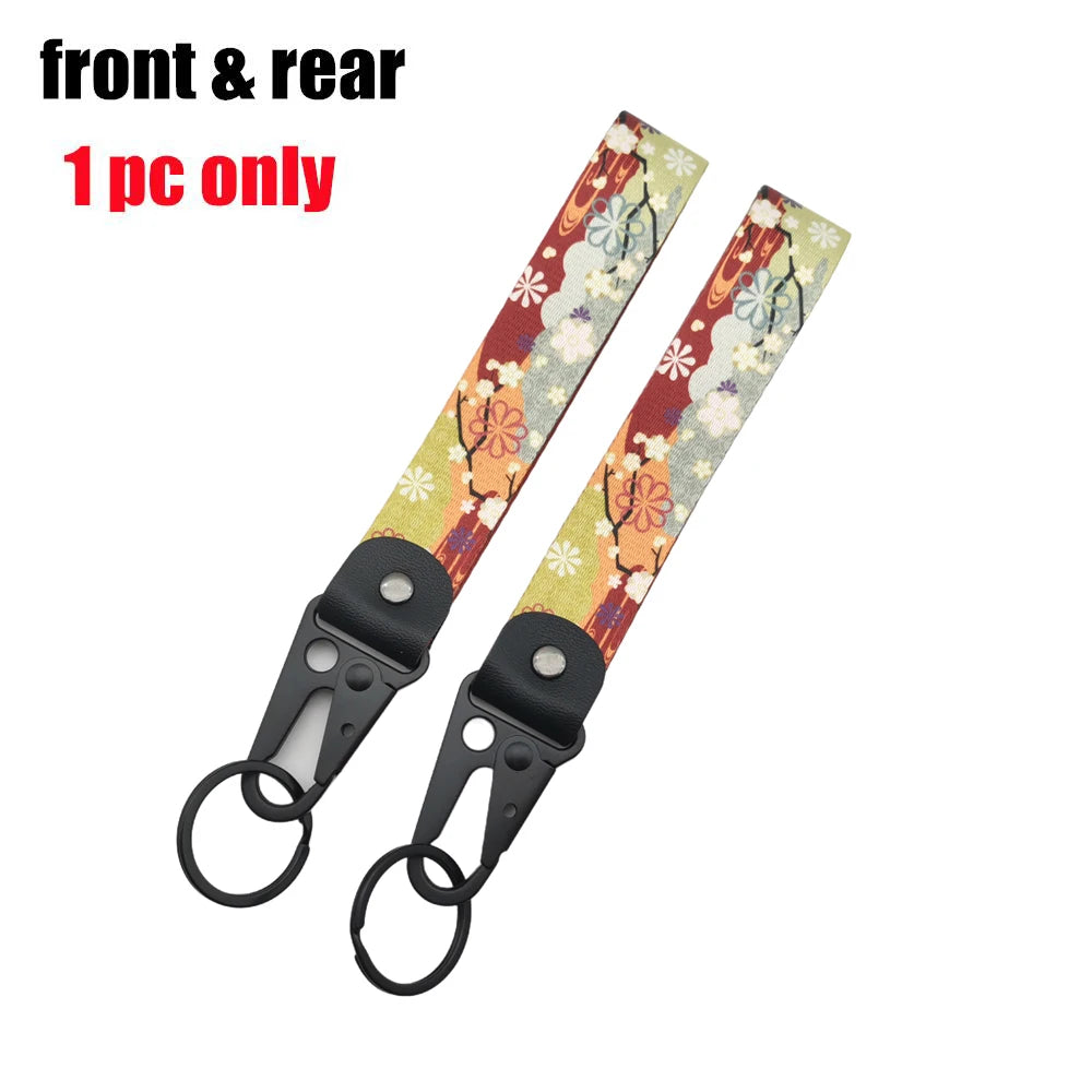 Newest Japanese JDM Modified Culture Seal Eagle Beak Clasp Wrist with Key Clasp Keychain Key Ring For Lonely Driver
