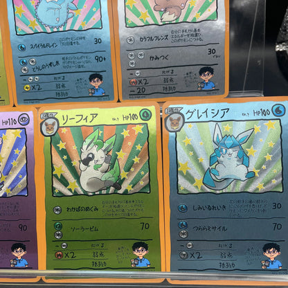 DIY Anime PTCG Self-made Original Vintage Hand-Drawn Style Eeveelutions Umbreon Jolteon Eevee Game Collection Card Birthday Gift