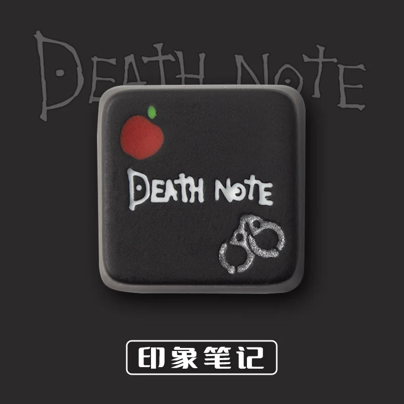 Anime Death Note Light Yagami L Cartoon Character Merchandise Cute Custom Mechanical Keyboard Keycaps Esc Otaku Surprise Gifts