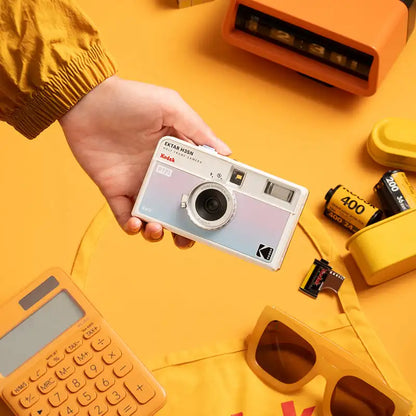 KODAK H35N BT21 35mm Half-Frame Film Camera 72 Photos/36exp Reusable Point&Shoot Built-in Star Filter Flash Bulb Mode