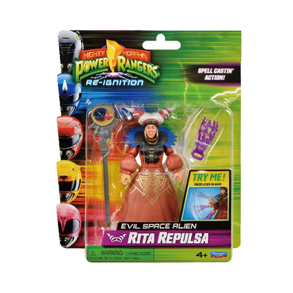 Mighty Morphin Power Rangers Re-Ignition Black Red Blue Ranger Mastodon Rita Repulsa Pterodactyl Action Figure Collectible Toys