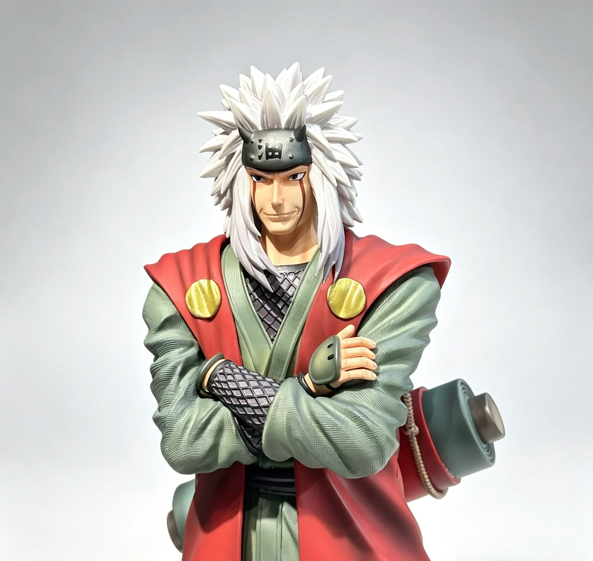 Real Shot Photos Naruto Series Standing Jiraiya Anime GK Figure Statue Model Ornament, Popular Trendy Toy Gift