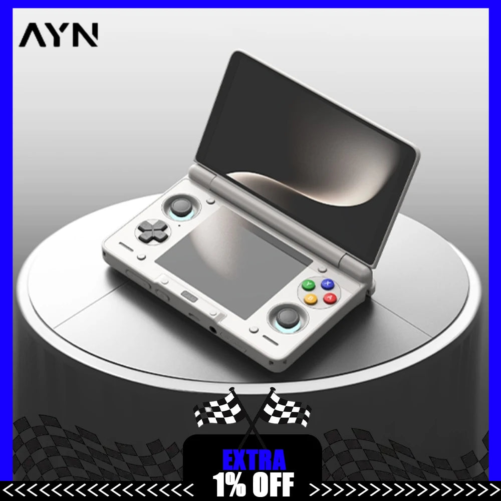 AYN Thor Game Console 6inch 1080P 120Hz AMOLED Screen 6000mAh Portable Android Handheld Console Dual Screen Flip Game Machine