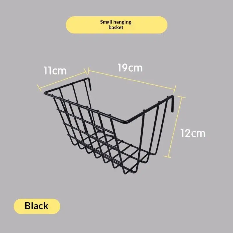 DIY Iron Grid Flower Pot Hanging Shelf Wall Art Mounted Frame Mesh Display Rack Home Decoration Metal Decorative Storage Basket
