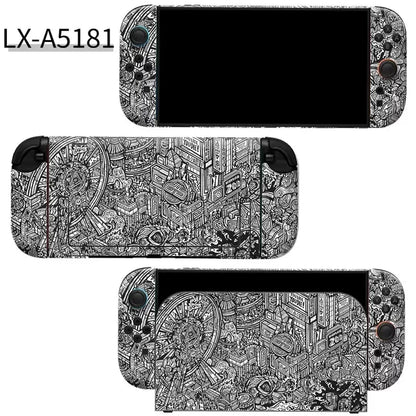 Colorful Sticker Skin for Nintendo Switch 2 NS Console Dock Charger Stand Holder Joy-con Controller Vinyl