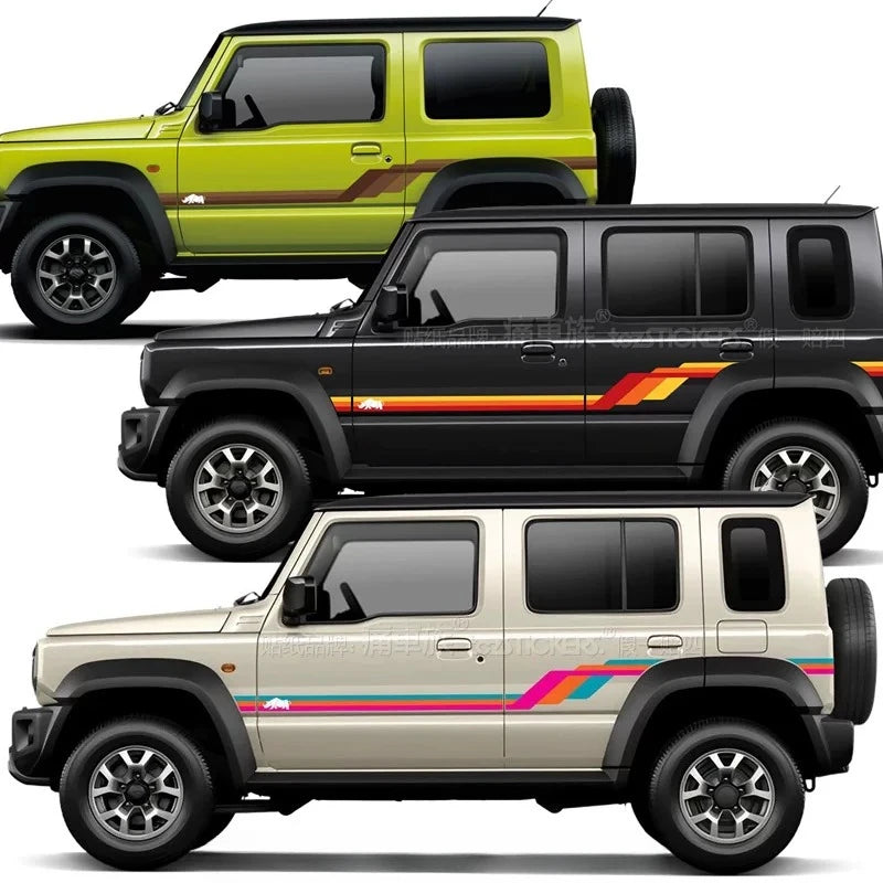 Car Vinyl sticker FOR Suzuki jimny jb74 3 doors 5doors  body customized decoration modification sporty Decal