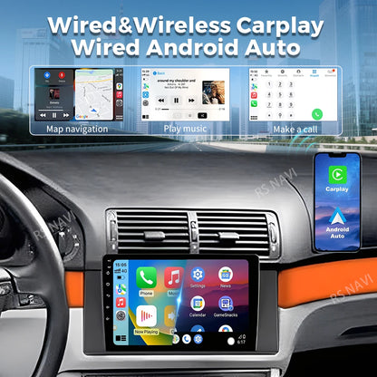 Android 16 Carplay Auto 2K Screen Car Radio Multimedia Player For BMW M5 E39 1995-2006 E53 X5 M5 2din Autoradio Stereo Head Unit